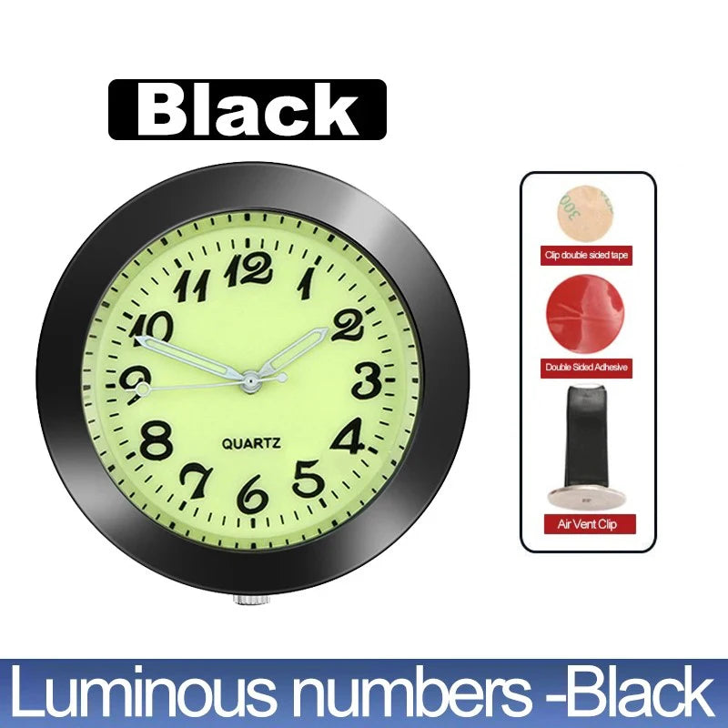 🔥Vintage gift-Luminous decoration mini clock for car/motorcycle/Sewing machine
